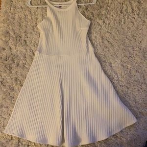 White Knee-Length Dress